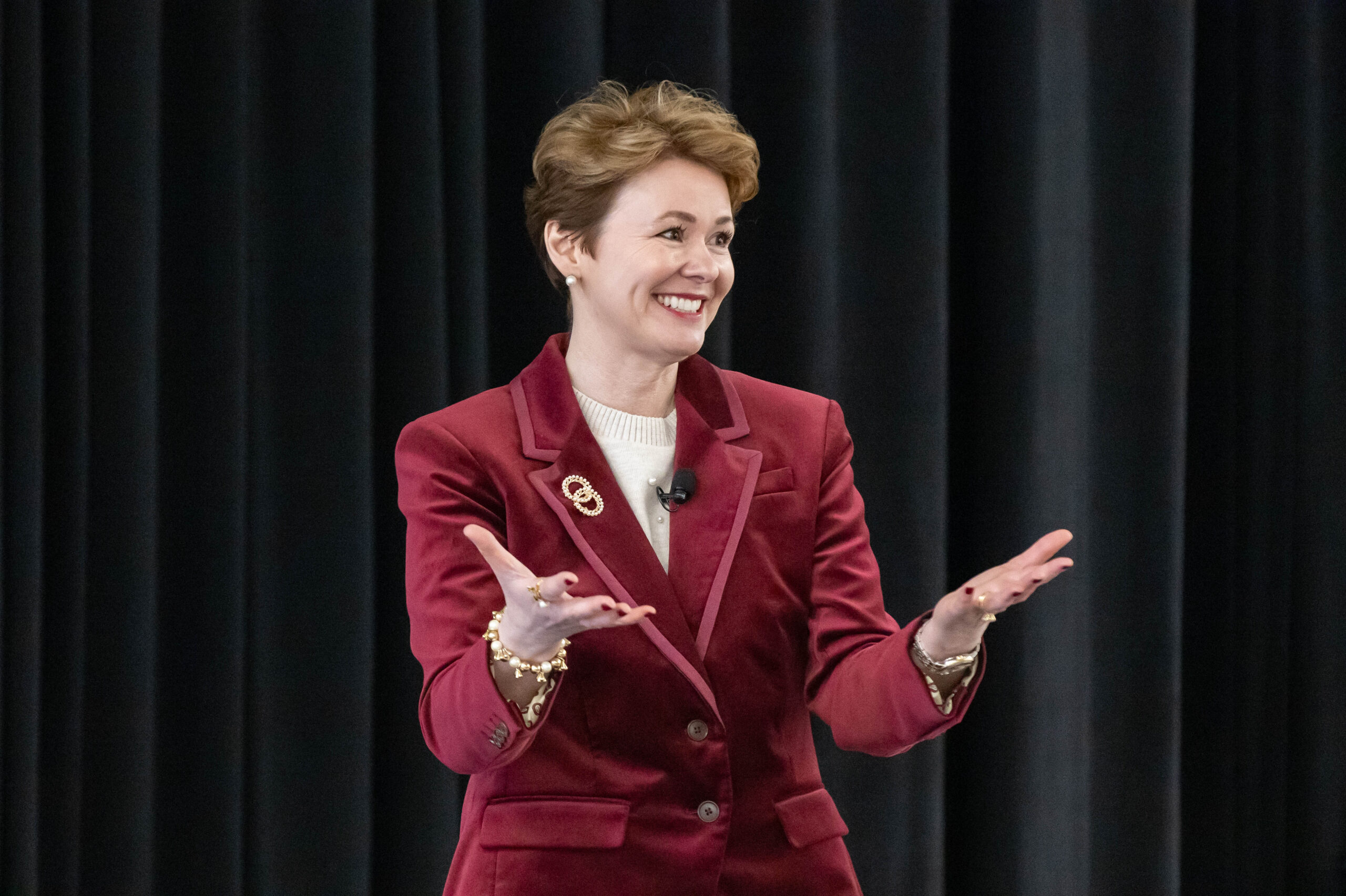 A speaker at EMPOWHER Breakfast